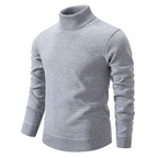 Suéter para hombre cuello alto punto suave - Idris