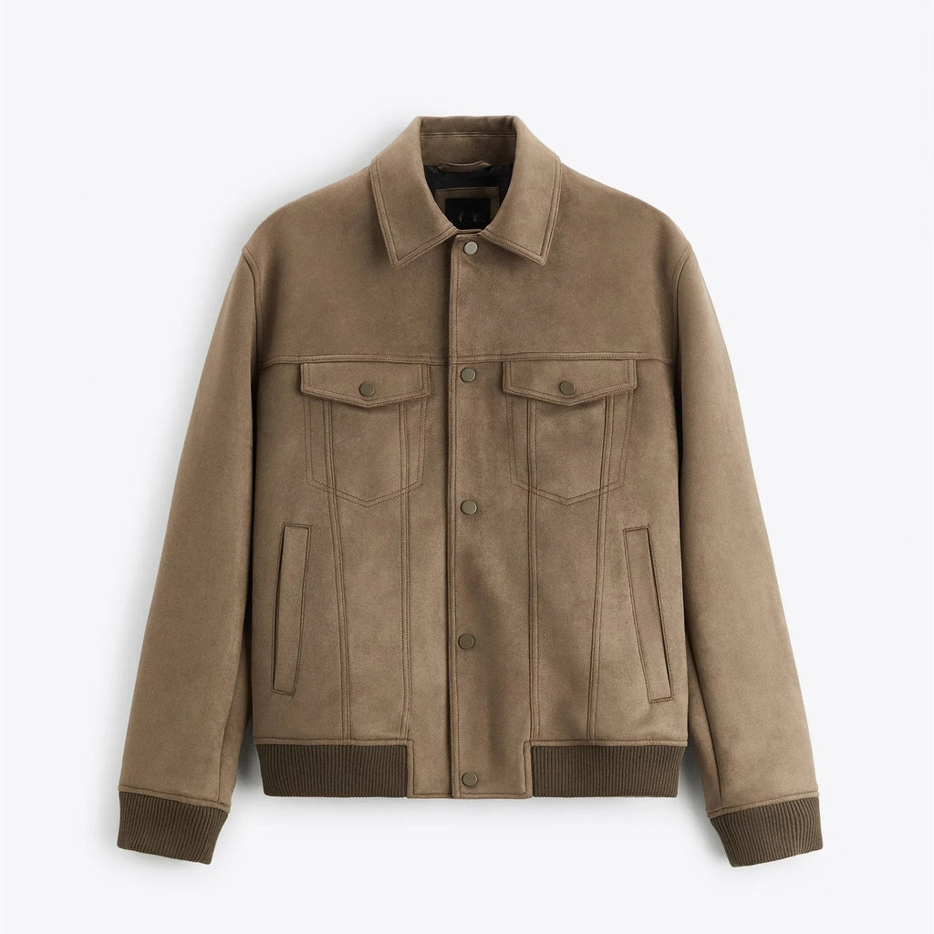 Chaqueta para hombre efecto ante - Marceau