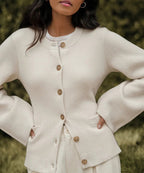 Lottie - Cárdigan casual de punto para mujer