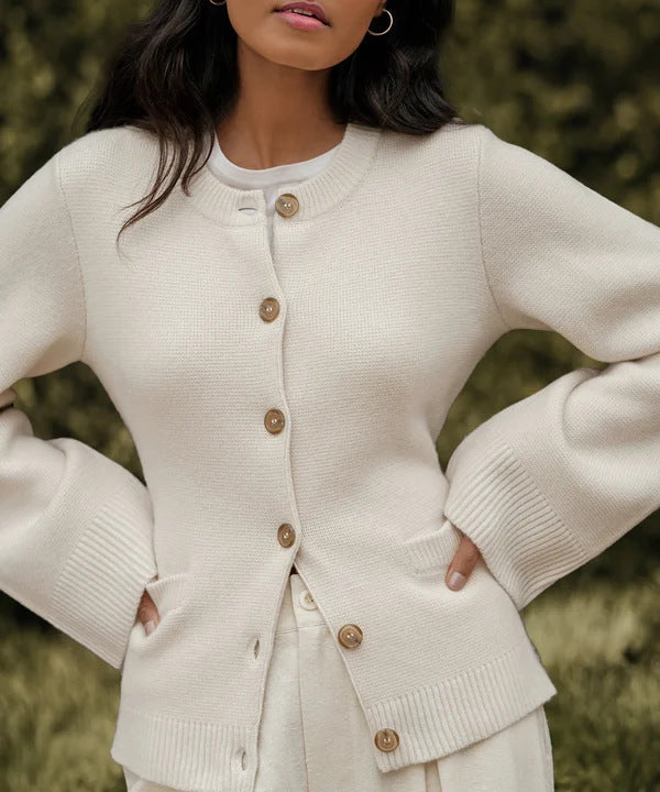 Lottie - Cárdigan casual de punto para mujer