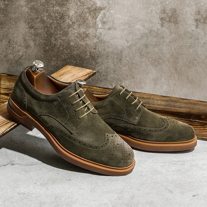 Zapatos vintage con diseño clasico para hombre - Vorotir