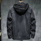 Chaqueta hombre denim con capucha - Shinji