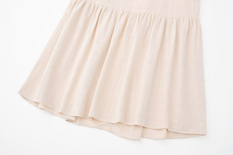 Aranza Vestido de verano con espalda baja