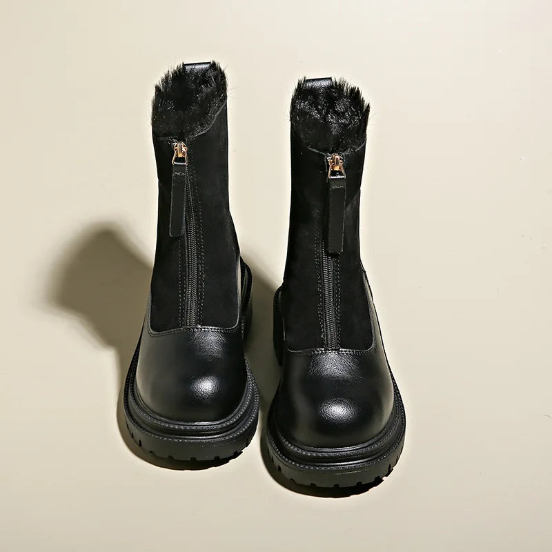 Botas de invierno para mujer estilo elegante- Naveen