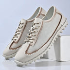Zapatos de piel con parches - Robert