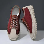 Zapatos de piel con parches - Robert