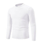 Pullover de punto para hombre de manga larga y cuello redondo - Odrin