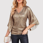 Sunny - Elegante y cómodo top de lentejuelas para mujer