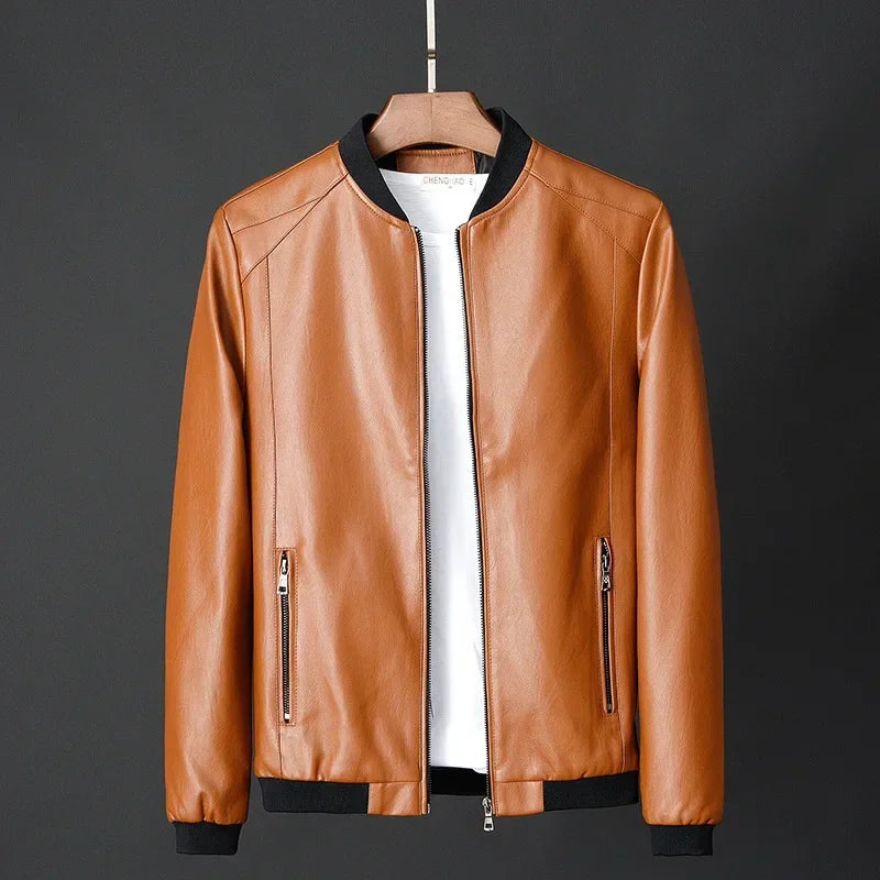 Chaqueta bomber para hombre en piel - Darel