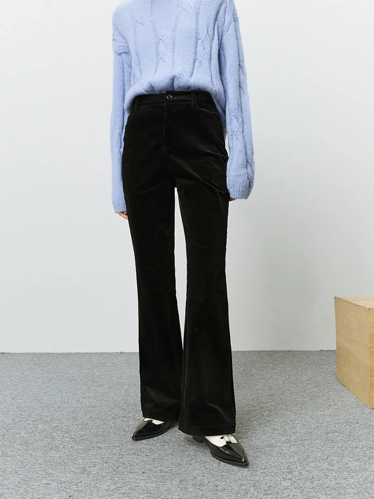 Pantalón de pana para mujer de silueta recta - Ailbhe