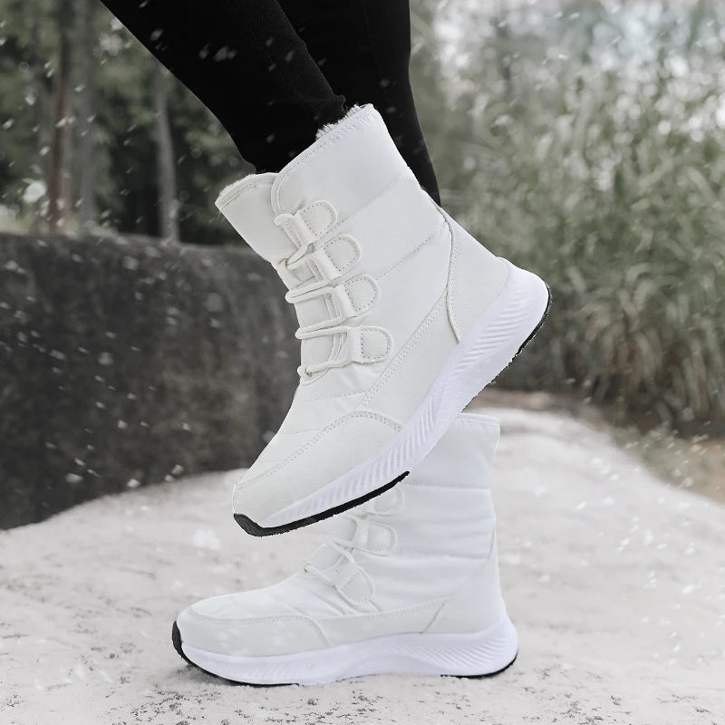 Botas para mujer de diseño técnico impermeable - Nareen
