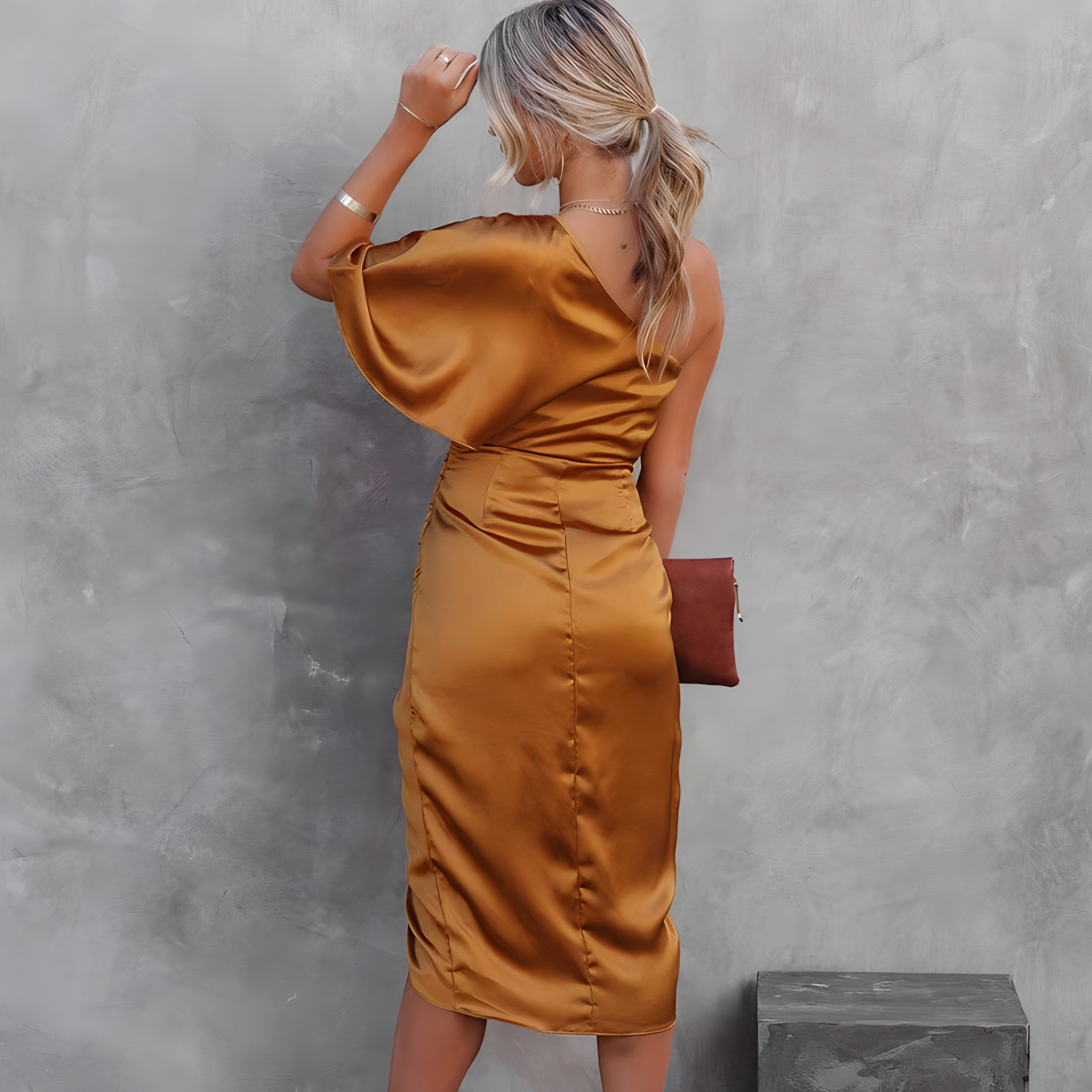 AURELIA - Elegante vestido de fiesta de seda