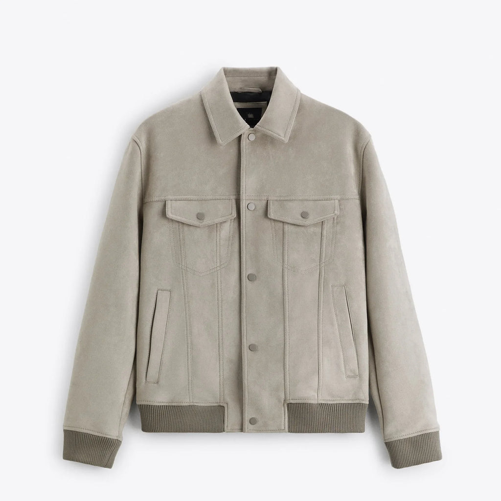 Chaqueta para hombre efecto ante - Marceau