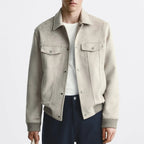 Chaqueta para hombre efecto ante - Marceau