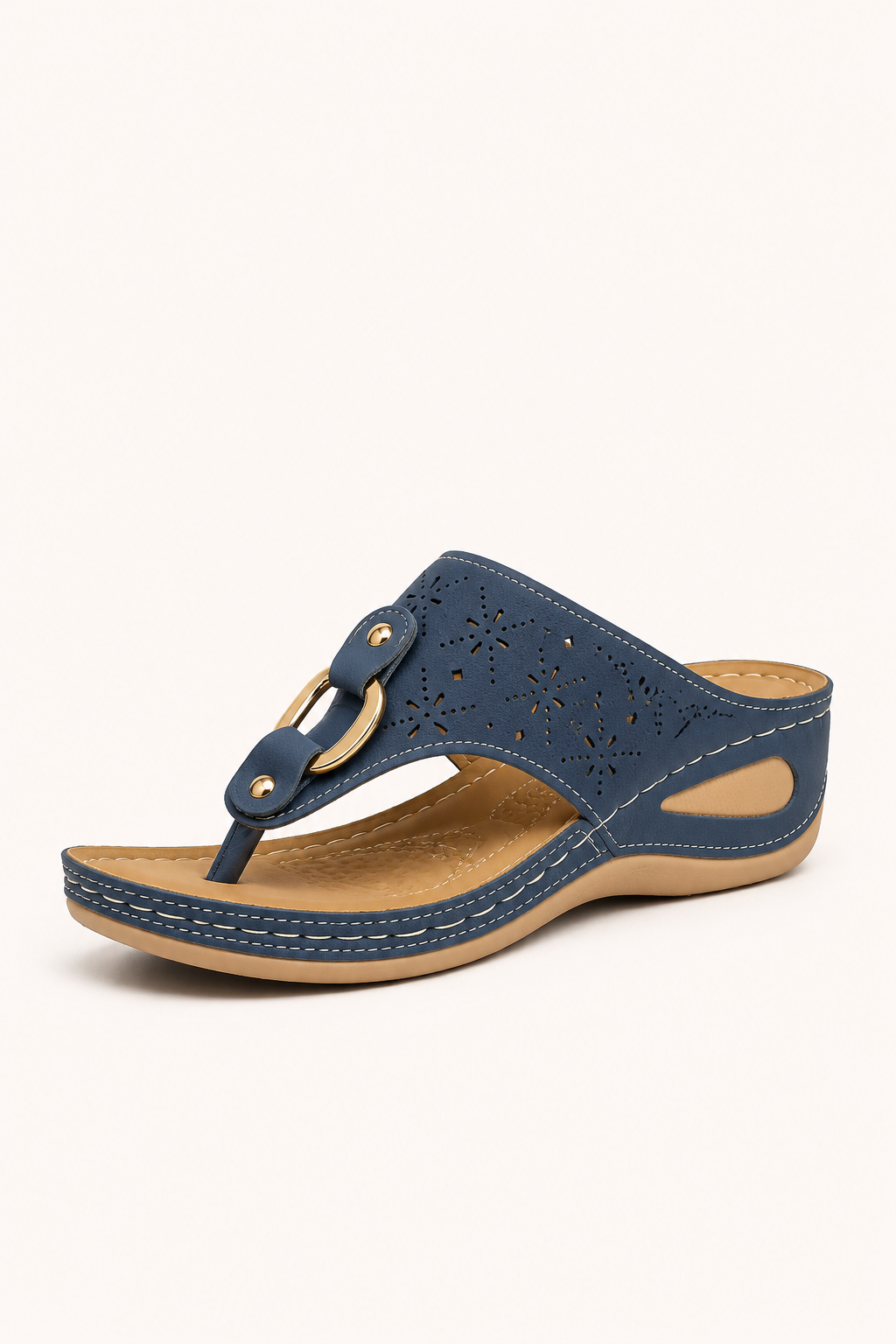 Sandalias ortopédicas para mujer con cuña cómoda y plantilla ergonómica - Lisa