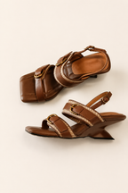 Sandalias de mujer con hebillas metálicas - Liora