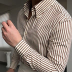 Camisa de hombre de corte italiano a rayas - Savino