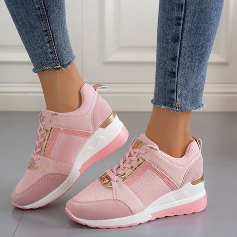 Barbara - Elegantes zapatillas azules de mujer con una comodidad ligera para el día a día