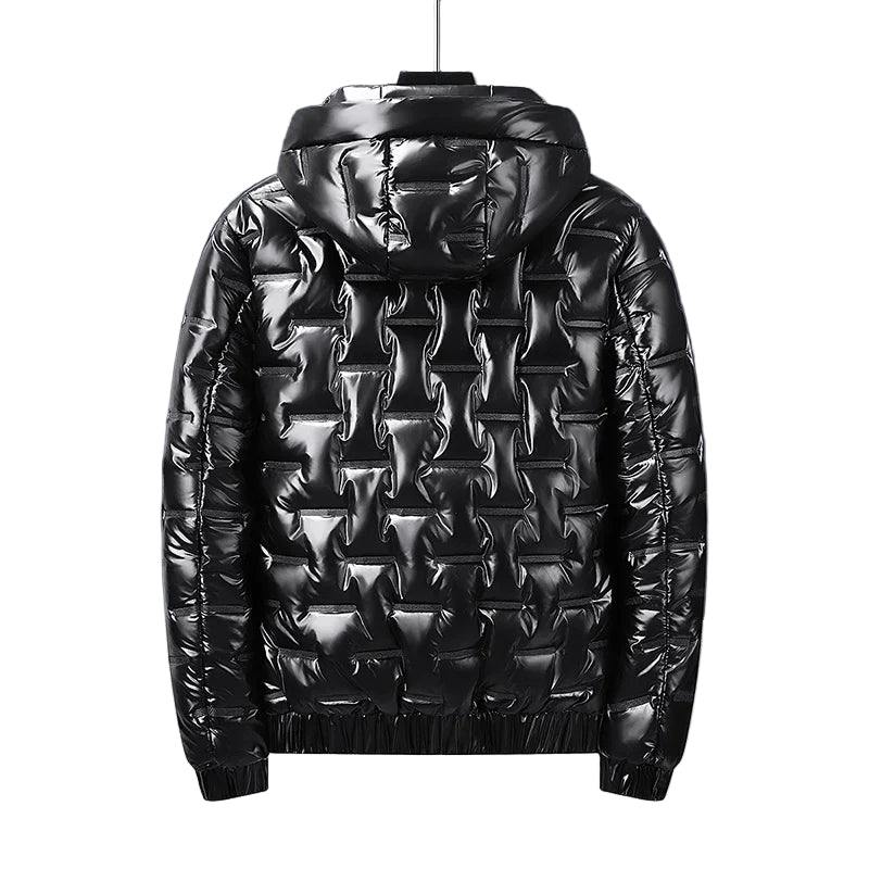 Chaqueta acolchada con capucha para hombre - Luuk