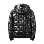 Chaqueta acolchada con capucha para hombre - Luuk