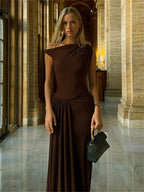 Elena - Vestido Largo de Malla
