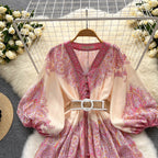 Yardana - Minivestido bohemio chic