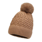 Gorro tejido para mujer con pompón - Kiremo