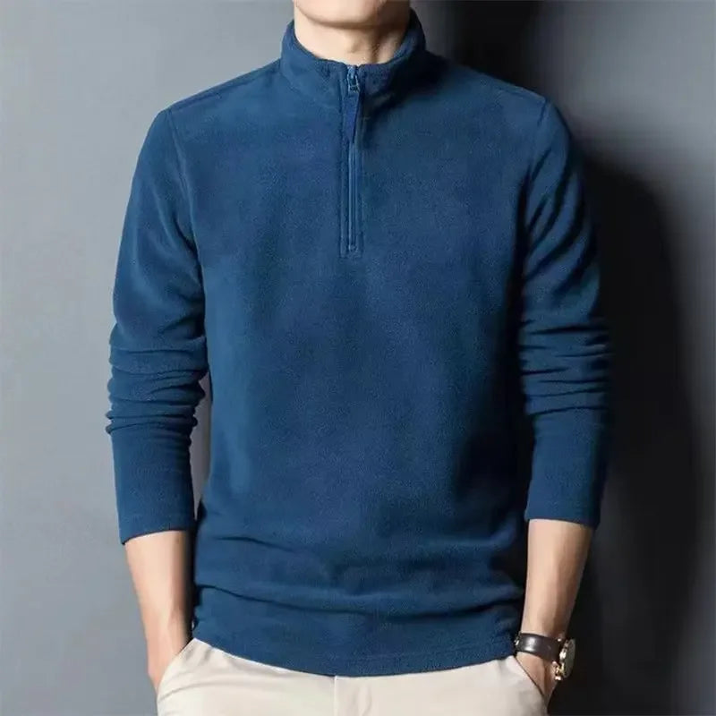 Jersey polar para hombre con media cremallera - Braden
