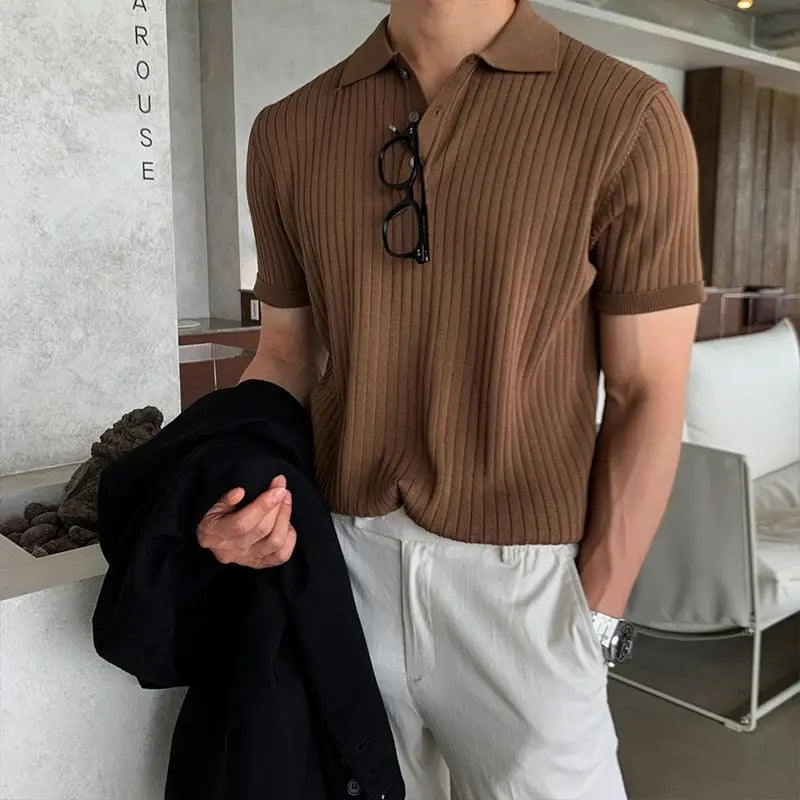 Camisa de manga corta para hombre - Look clásico