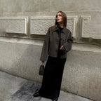 Chaqueta soft cuello alto - Irvène