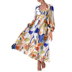 Juliette - Maxivestido bohemio con escote en V