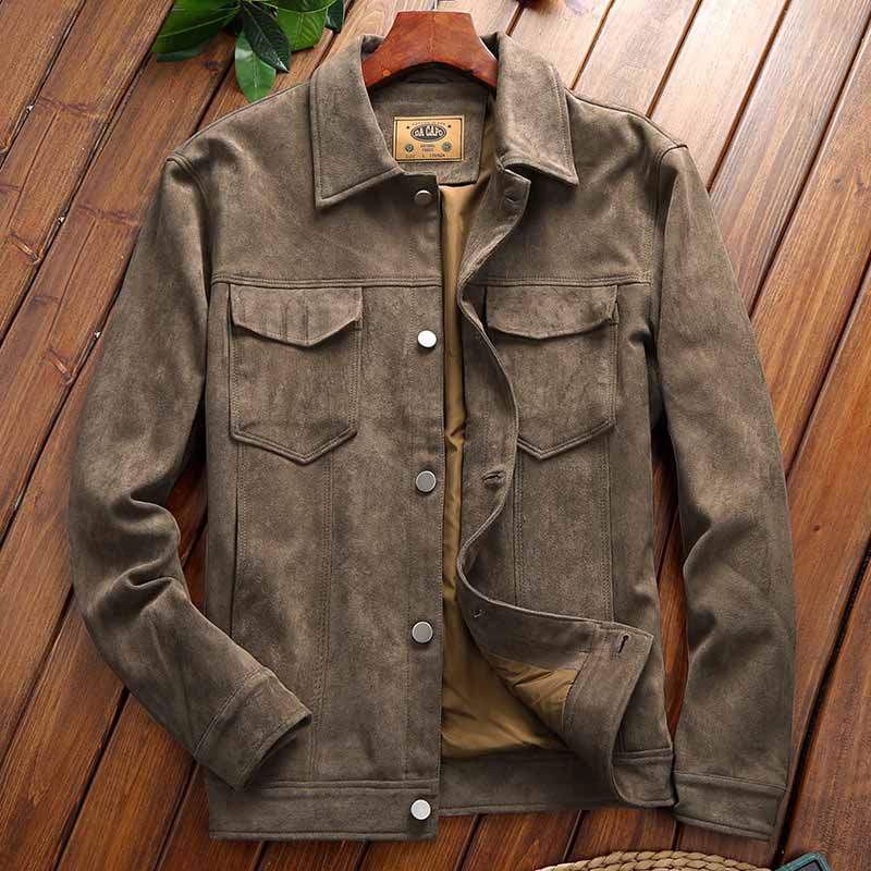 Chaqueta de ante para hombre - Massimo