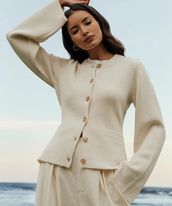 Lottie - Cárdigan casual de punto para mujer