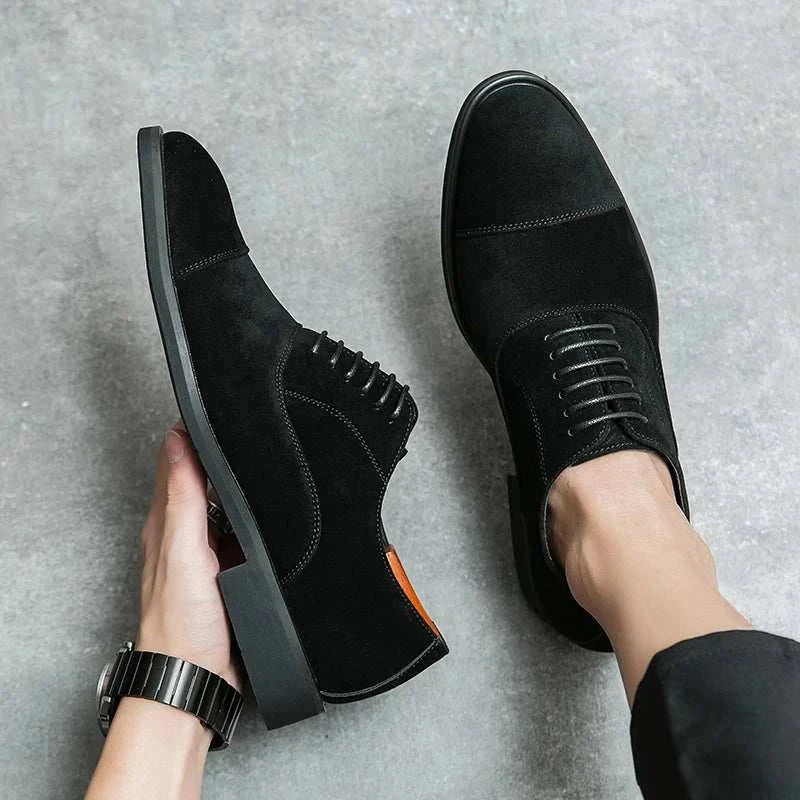 Zapatos elegantes de ante para hombre - Marcello