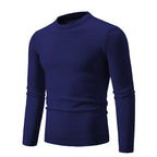 Pullover de punto para hombre de manga larga y cuello redondo - Odrin