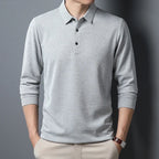 Elegante top de manga larga para hombre
