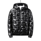Chaqueta acolchada con capucha para hombre - Luuk