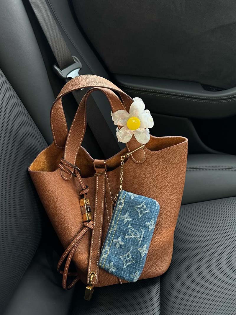 Bolso de dama tipo tote con asas cortas - Aelwen