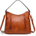 Gesina - Elegante bolso vintage de piel