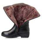 Botas para mujer de cobertura alargada con plataforma ligera - Lareva