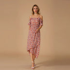 Carla - Vestido Midi Floral Fresco para Verano