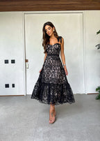 Lyla - Vestido largo con tirantes y espalda descubierta
