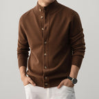 Cárdigan grueso de cuello alto para hombre - Silah