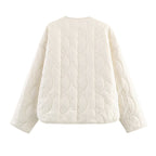 Chaqueta acolchada con patrón de lazos - Maeren