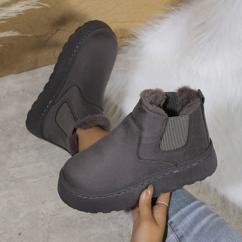 Botines para mujer estilo invernal con interior afelpado - Maivelle