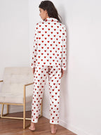 Conjunto de pijama con estampado de corazón - Elsa