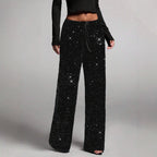 Pantalón para mujer efecto lentejuelas - Lyrane