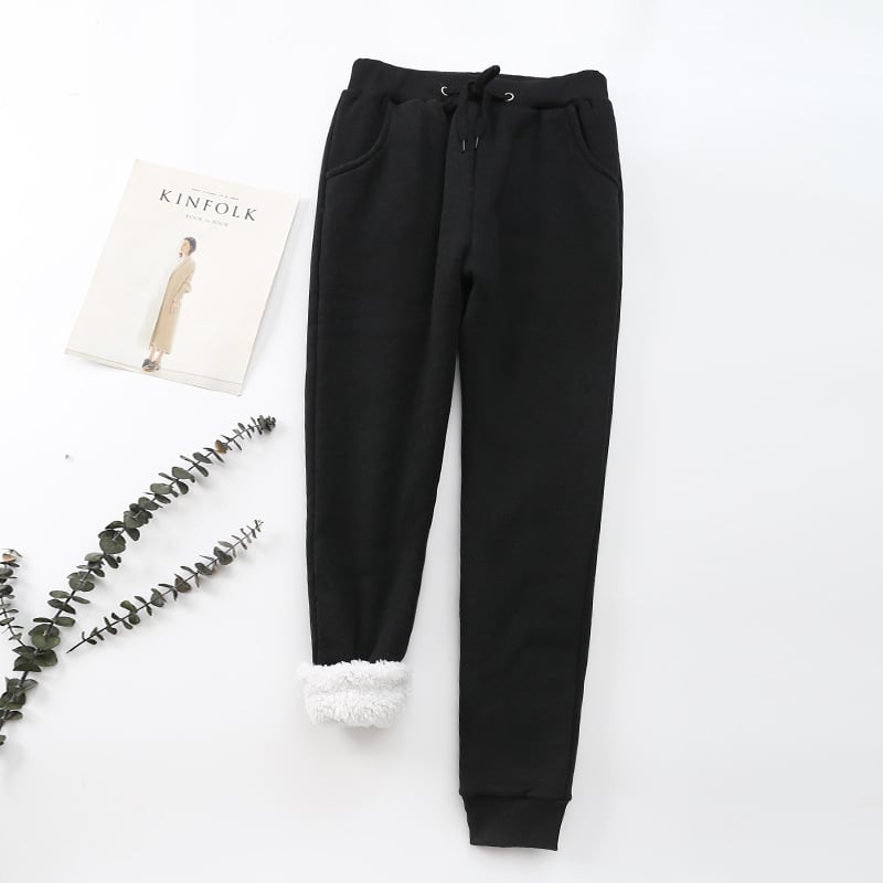 Pantalones para mujer efecto afelpado interior - Velya