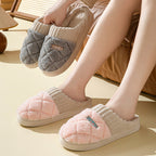 Zapatillas de invierno unisex de felpa antideslizante Rombe - Elen