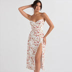 Eloise - Vestido Midi Floral Rosebud